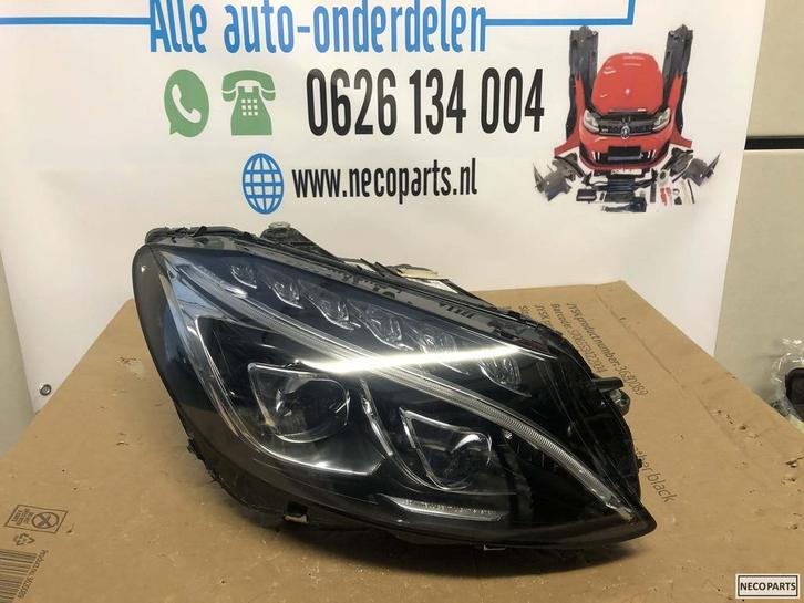 W205 ils vol led koplamp rechts a2059069401 compleet, Auto-onderdelen, Verlichting, Mercedes-Benz, Gebruikt, Ophalen