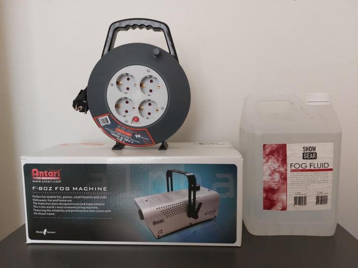 Antari Rookmachine met rookvloeistof, Audio, Tv en Foto, Overige Audio, Tv en Foto, Nieuw, Ophalen