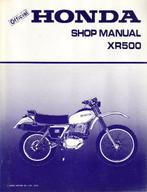 Honda XR500 shop manual (976z) motor, Motoren, Ophalen of Verzenden, Honda