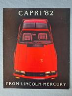Brochure Lincoln-Mercury CAPRI '82 - USA, Ophalen of Verzenden, Overige merken