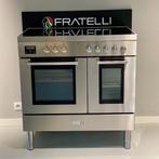 WEEKEND DEAL: Fratelli Milano 90 cm Inductiefornuis, Ophalen, Grill, Zo goed als nieuw, Inductie
