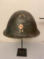 Originele WW2 Britse / Canadese leger Mk3 Turtle-helm., Verzamelen, Militaria | Tweede Wereldoorlog, Overige gebieden, Ophalen of Verzenden