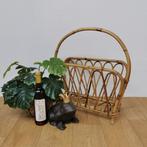 Vintage boho rotan krantenbak lectuurbak tijdschriftenrek 80, Valkenswaard, Gebruikt, Info@flashbackfurniture.nl, Flashback Furniture
