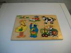 Puzzel Sesamstraat boer 6 delig, Ophalen of Verzenden, Gebruikt