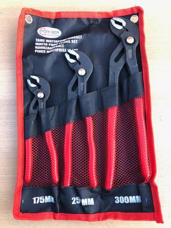 Waterpomptangset fix chroom vanadium 3 dlg., Hobby en Vrije tijd, Knutselen, Nieuw, Gereedschap of Toebehoren, Ophalen of Verzenden