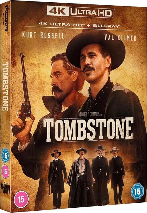 Tombstone 4K UHD/Ultra HD Blu-Ray UK (Sealed) OP VOORRAAD!, Cd's en Dvd's, Blu-ray, Nieuw in verpakking, Actie, Ophalen of Verzenden