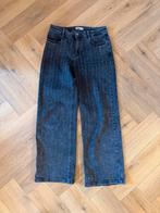 Grijze spijkerbroek met strass - Maat 38, Kleding | Dames, Broeken en Pantalons, Maat 38/40 (M), Ophalen of Verzenden, Zo goed als nieuw