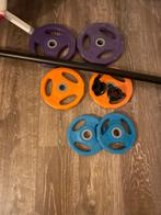Halterset incl. Stang en Gewichten, Ophalen, Gebruikt, Armen, Halterset