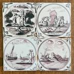 Antieke bijbel tegels - 18e eeuws, Antiek en Kunst, Antiek | Wandborden en Tegels, Ophalen of Verzenden