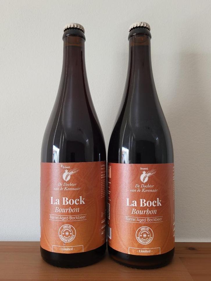 Dochter van de Korenaar - La Bock Bourbon BA 75cl - Limited, Verzamelen, Biermerken, Nieuw, Flesje(s), Overige merken, Ophalen of Verzenden