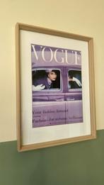 Paarse Vogue Poster met Lijst - Stijlvol Ingelijst Kunstwerk, Ophalen