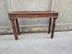 Koloniale tafel, sidetable, haltafel, plantentafel, Ophalen, Gebruikt, 100 tot 150 cm, 25 tot 50 cm