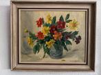 Kerstergen: afbeelding van een bloemen stilleven., Antiek en Kunst, Kunst | Schilderijen | Klassiek, Ophalen