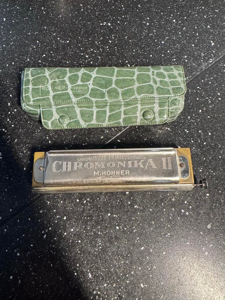 Hohner Chromonika II Mondharmonica, Muziek en Instrumenten, Blaasinstrumenten | Mondharmonica's, Gebruikt, Chromatisch, Overige typen
