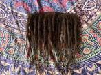 23 bruine human hair clip dreads extensions ca. 30cm nu 115€, Nieuw, Ophalen of Verzenden, Pruik of Haarverlenging
