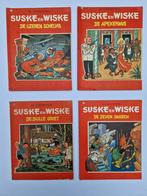 Suske en Wiske 76-79, 1e druk, matte cover, Meerdere stripboeken, Ophalen of Verzenden, Gelezen, W. Vandersteen