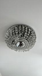 Plafondlamp met steentjes, Ophalen of Verzenden, Gebruikt, Glas, Barok, klassiek