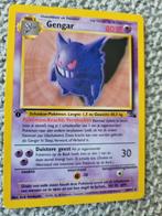 Pokemon fossil nederlands gengar 1ste editie near mint, Ophalen of Verzenden, Zo goed als nieuw, Losse kaart
