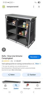 Defa Grey Line Schuine Campingkast, Ophalen