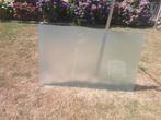 Glasplaat 132x 82x 8 matglas, Doe-het-zelf en Verbouw, Glas en Ramen, Ophalen, Zo goed als nieuw, Glasplaat, Veiligheidsglas