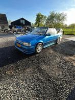 Ford Escort 1.6 I Cabrio 1987 Blauw, Auto's, Voorwielaandrijving, Escort, Stof, 4 cilinders