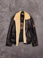Pme Legend Piloten Jas L Lammy Coat Zwart, Maat 52/54 (L), Zwart, Ophalen of Verzenden, PME Legend