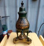 Kraantjespot met afbeelding en brander oud vintage, Antiek en Kunst, Ophalen of Verzenden