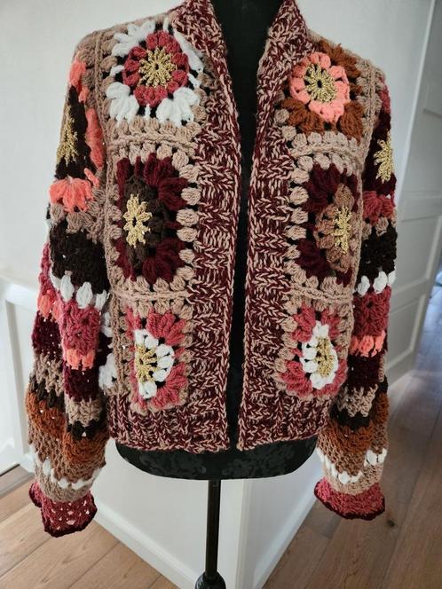 Dames granny vest, Kleding | Dames, Truien en Vesten, Nieuw, Maat 42/44 (L), Bruin, Ophalen of Verzenden