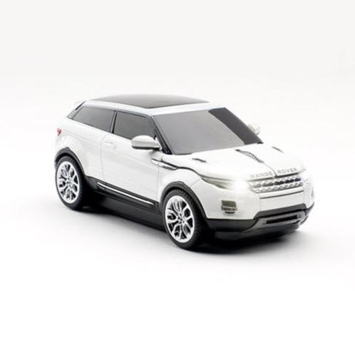 Click Car RANGE ROVER EVOQUE white Wireless Optical Mouse, Computers en Software, Muizen, Nieuw, Muis, Bedraad, Verzenden