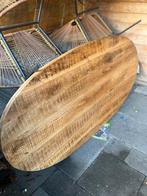 Houten Tafelblad Ovaal - Mooie Staat!, Huis en Inrichting, Tafelonderdelen, Zo goed als nieuw, Ovaal, Overige houtsoorten, 50 tot 100 cm