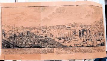 Die Ruinen der Statt Palmyra 1721 circa 72,5 x 37,5 cm beschikbaar voor biedingen