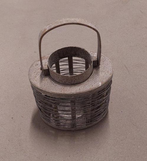Diverse woonaccessoires o.a. windlicht, rieten manden, enz., Huis en Inrichting, Woonaccessoires | Overige, Zo goed als nieuw