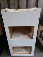 Katten stapelbed met krabzijkanten, vierkante krabton, Ophalen, Zo goed als nieuw, Krabpaal