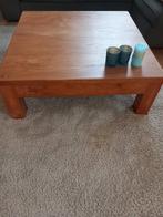 TEAB massief eiken salontafel met gratis 2x Riviera Maison, Ophalen, 50 tot 100 cm, 50 tot 100 cm, Zo goed als nieuw