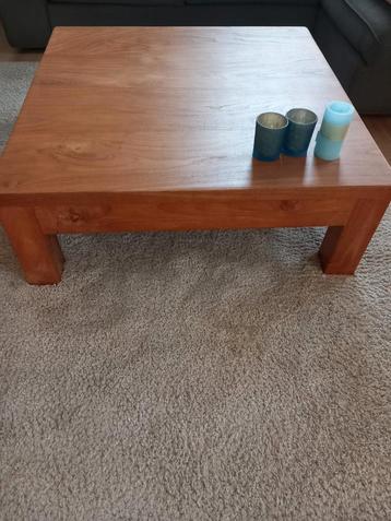 TEAB massief eiken salontafel met gratis 2x Riviera Maison   beschikbaar voor biedingen