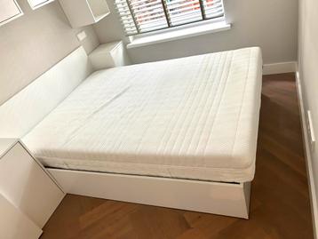 (140x200cm) Hybrid mattress, firm/white, Queen beschikbaar voor biedingen