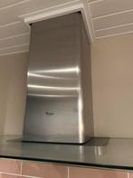 Afzuigkap wandschouw met glasplaat, Gebruikt, Wandschouwkap, Ophalen of Verzenden, Vrijstaand