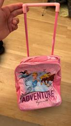 Roze rolkoffer kinderen koffer trunk, Ophalen of Verzenden, Gebruikt, Hard kunststof, Wieltjes