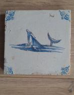 Antiek tegel, zeewezen, wellicht zeeleeuw, Ophalen of Verzenden