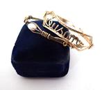 Twee antieke armbanden, Verzenden, Gebruikt, Goud