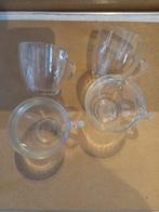 Vintage Glazen Kopjes - Set van 4, Ophalen of Verzenden