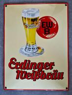 Reclamebord Erdinger, Verzamelen, Biermerken, Ophalen, Nieuw, Reclamebord, Plaat of Schild, Overige merken