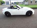 Mazda MX5 Skyactiv 131 TS 28851 km Wit metallic Carplay Navi, Auto's, Mazda, 4 cilinders, Bedrijf, Handgeschakeld, 2 stoelen