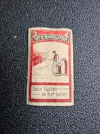 Oude Luciferetiket - Redt de Drankzuchtigen 31x54mm, Ophalen of Verzenden