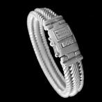 EDWIN SMALL maat F   Buddha to Buddha armband, Ophalen of Verzenden, Zo goed als nieuw, Zilver, Zilver