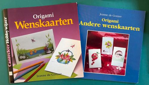 2 schattige origami boekjes Jeanne de Gooyer ook voor kids, Boeken, Hobby en Vrije tijd, Zo goed als nieuw, Geschikt voor kinderen