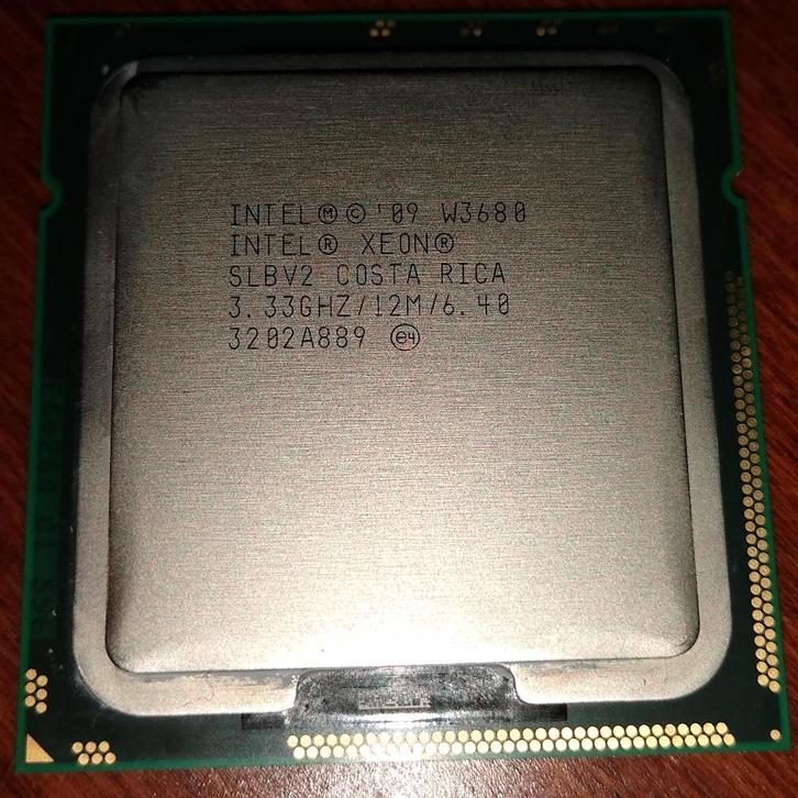 Xeon W3680, Computers en Software, Processors, Zo goed als nieuw, 6-core, 3 tot 4 Ghz, Ophalen of Verzenden