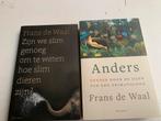Frans de Waal ; Anders en Zijn we slim genoeg…, Boeken, Ophalen of Verzenden, Zo goed als nieuw