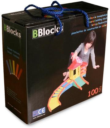 Bblocks bouwplankjes gekleurd 100 stuks beschikbaar voor biedingen
