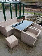 Tuinset, Ophalen, Bank, Gebruikt, Rotan